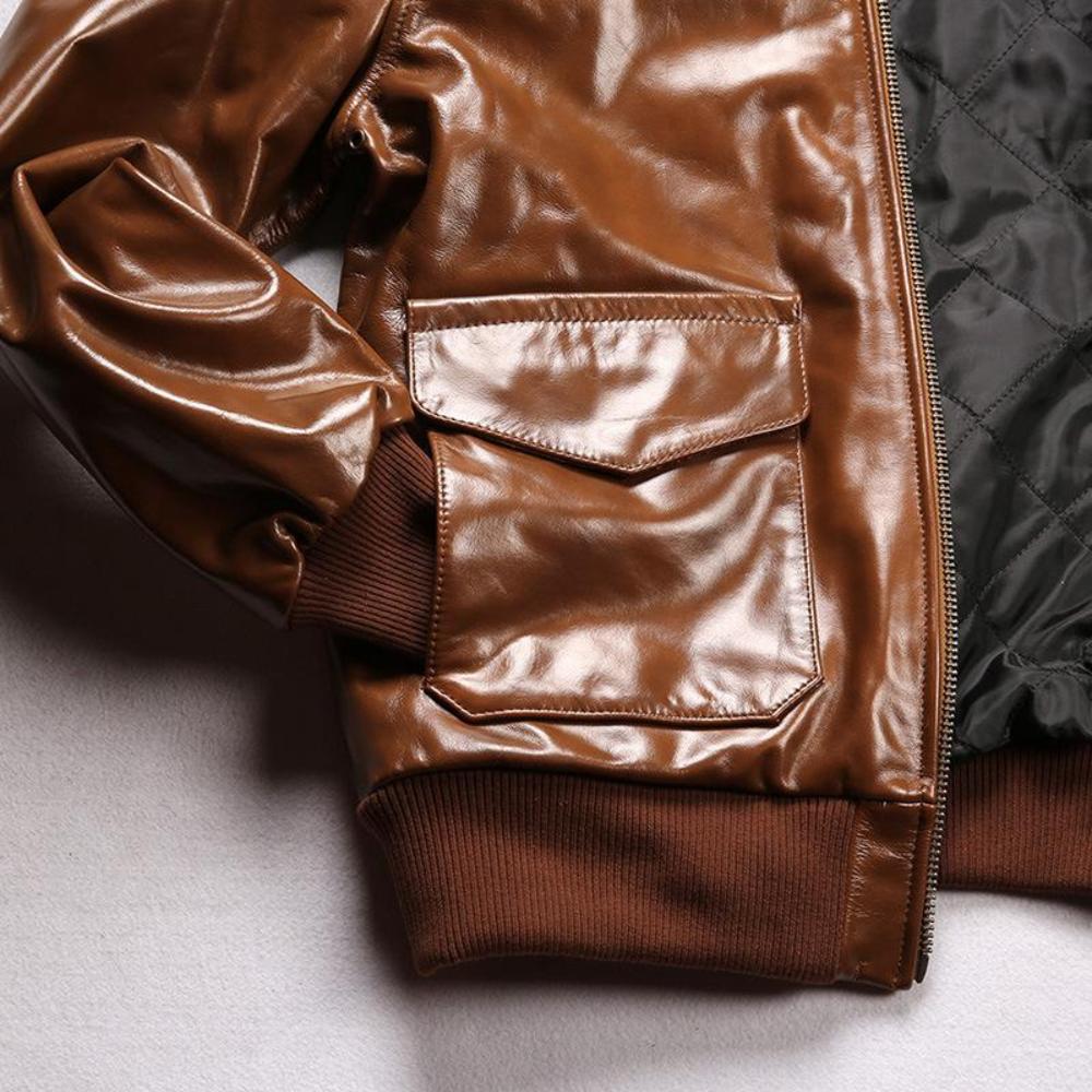 Tuskegee Airmen Tribute A-2 Flight Jacket – Oil-Waxed Leather