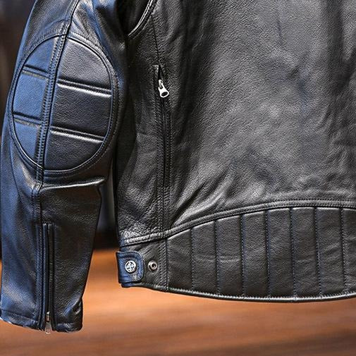 Harley-Davidson Leather Motorcycle Jacket with Detachable Hood