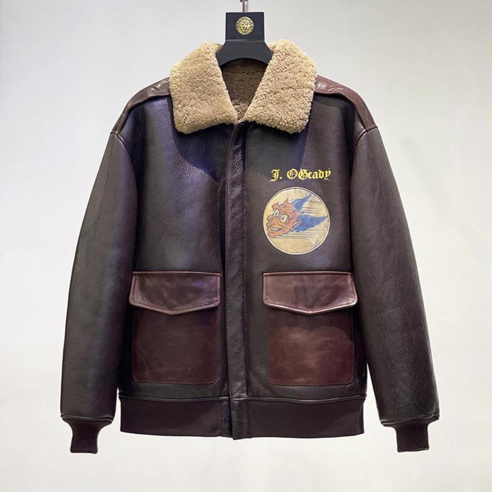 WWII G-1 Saipan Air Force Leather Jacket B-29 Bomber Tribute