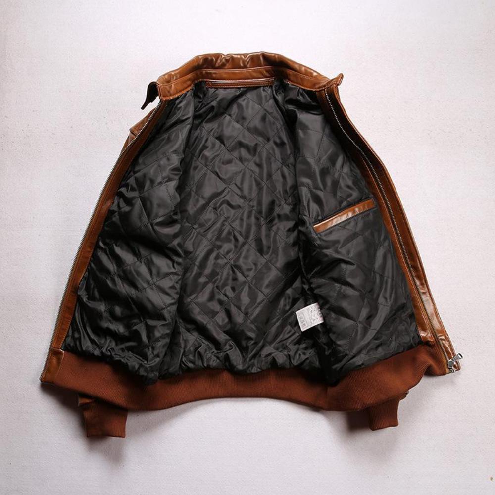 Tuskegee Airmen Tribute A-2 Flight Jacket – Oil-Waxed Leather