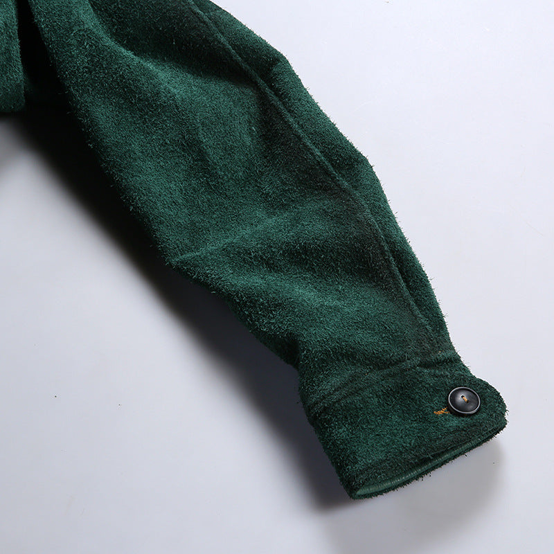 Men's Full-grain Leather Brown & Green