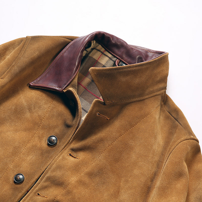 Men's Full-grain Leather Brown & Green