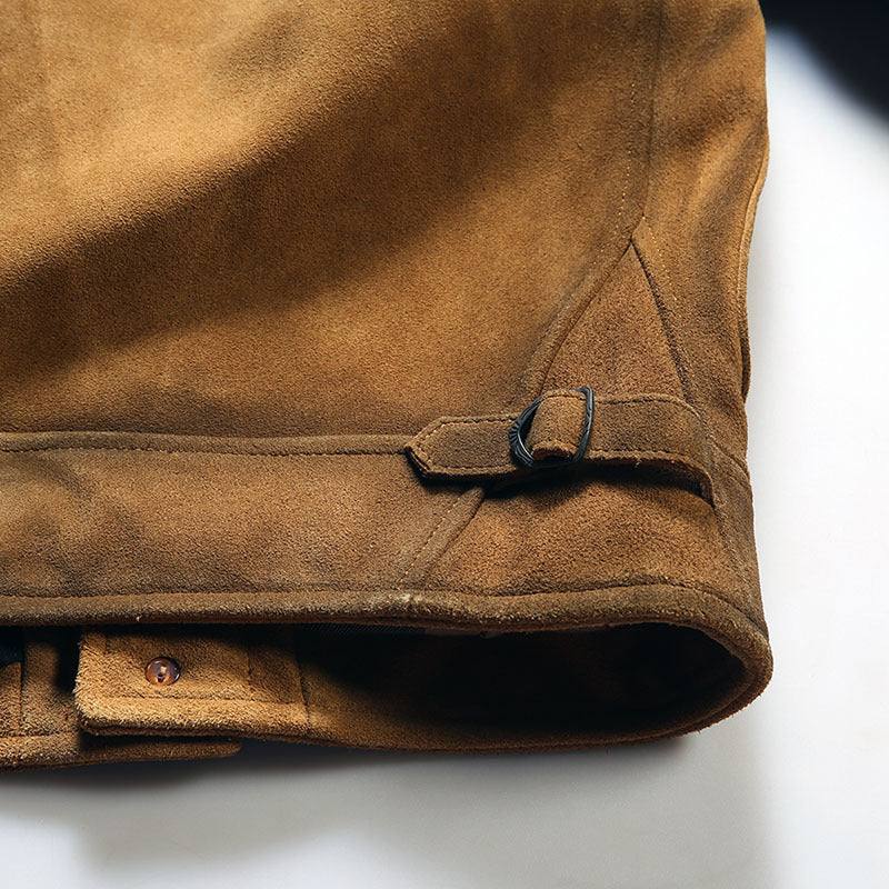 Men's Full-grain Leather Brown & Green