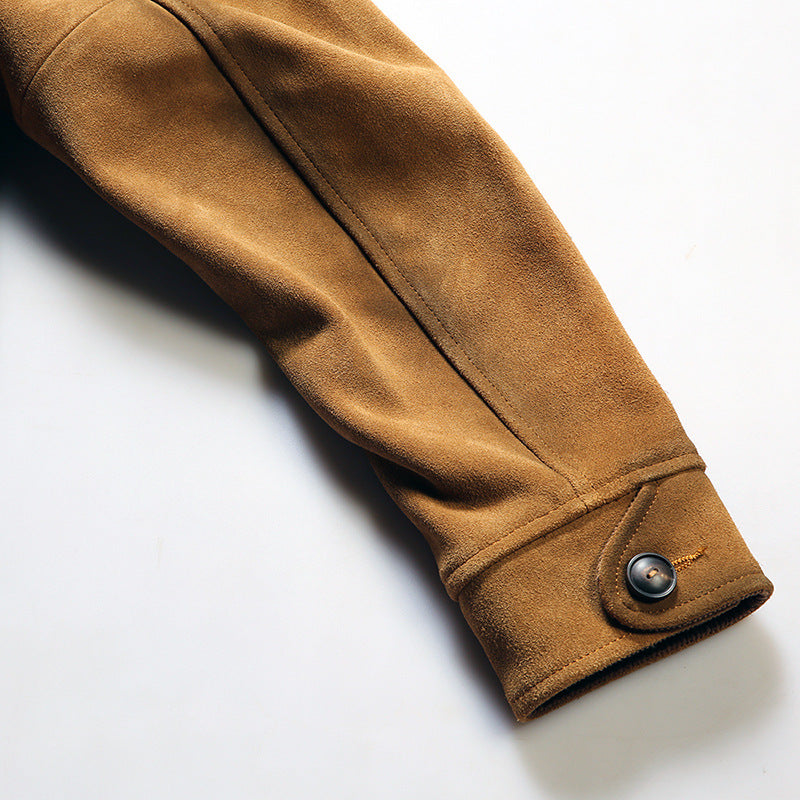 Men's Full-grain Leather Brown & Green