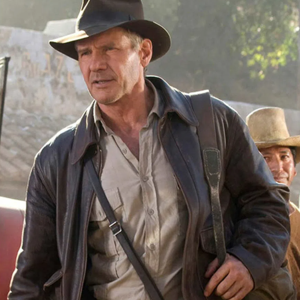 Movie Indiana Jones™ Sheepskin Leather Jacket - Inspired A-2 Adventure Style