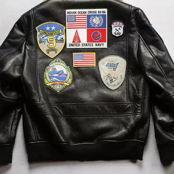 Movie Top Gun Navy G-1 Bomber Jacket