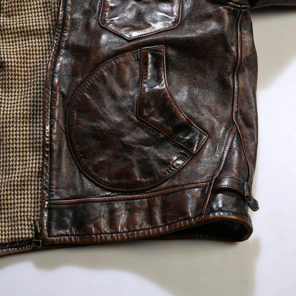 Montgomery Ward Rancher Horsehide Jacket | Vintage Red-Brown Finish