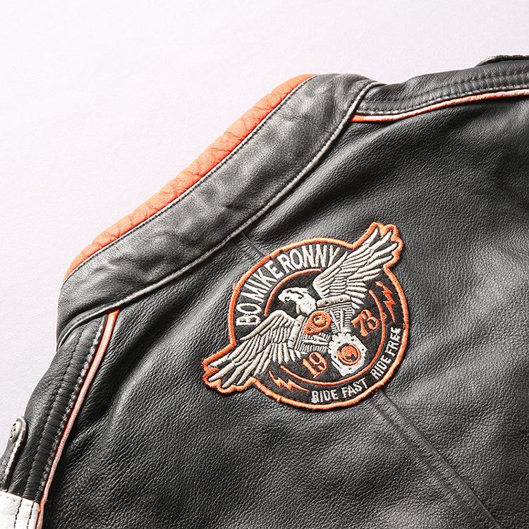 Men’s Vintage Motorcycle Jacket | Full-Grain Leather Biker Style