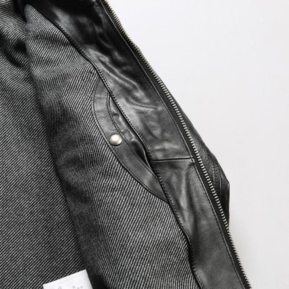 Men's Mulholland Drive 1930s Classic Leather Motorcycle Jacket