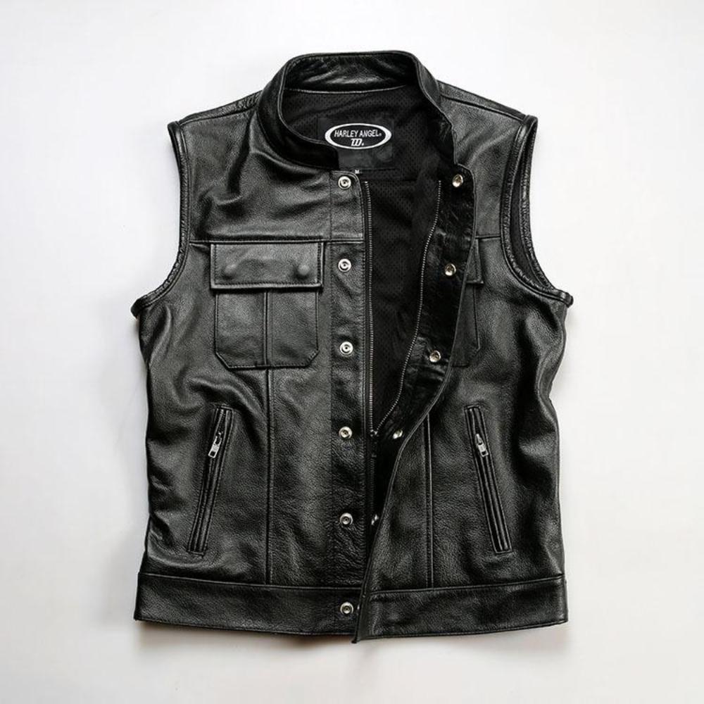 Stone Cold Steve Austin Vest Kids Leather Vest Premium Cowhide