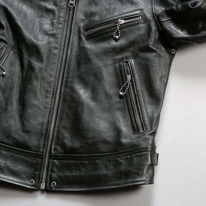 Men's Mulholland Drive 1930s Classic Motorcycle Leather Jacket