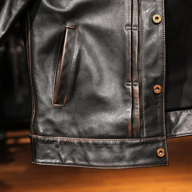 RRL American Denim Jacket | Full-Grain Leather Timeless Revival