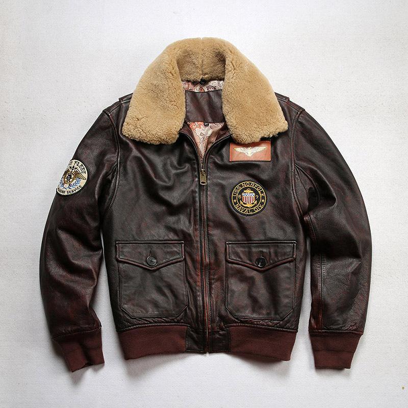G1 Air Force Leather Bomber Buffalo Leather Jacket