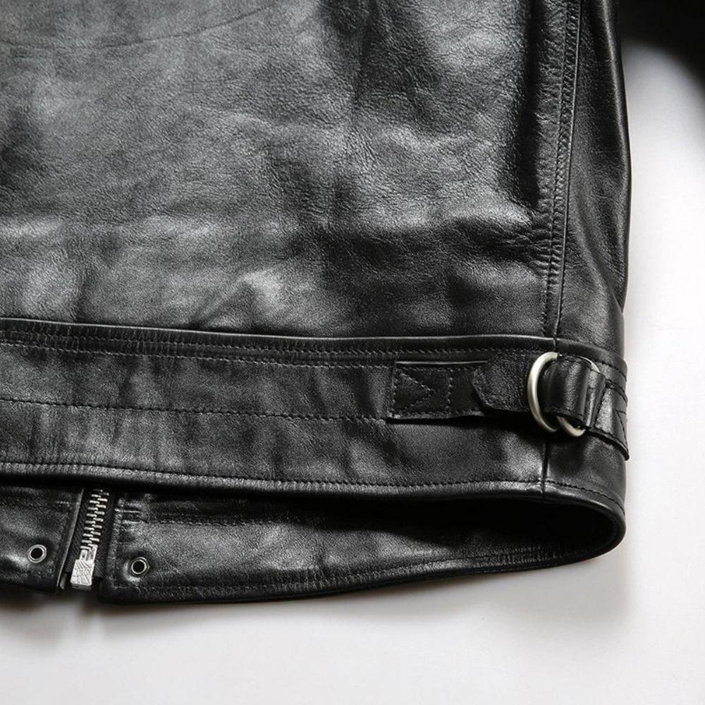 Men's Mulholland Drive 1930s Classic Leather Motorcycle Jacket