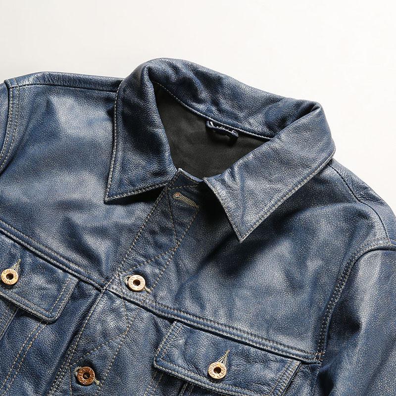 Vintage Cowboy Full Grain Leather Jacket