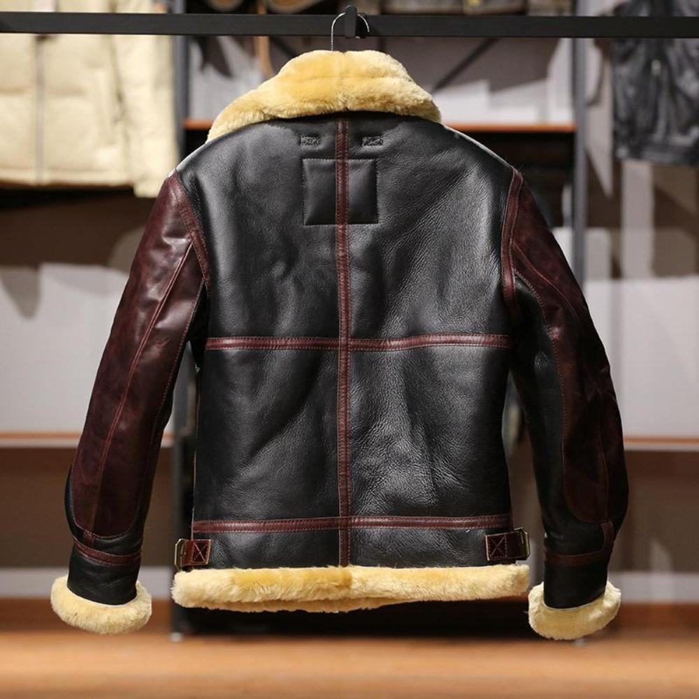 General Patton B-3 Shearling Flight Jacket - WWII Inspired Classic