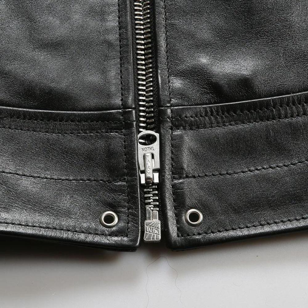 Men's Mulholland Drive 1930s Classic Leather Motorcycle Jacket