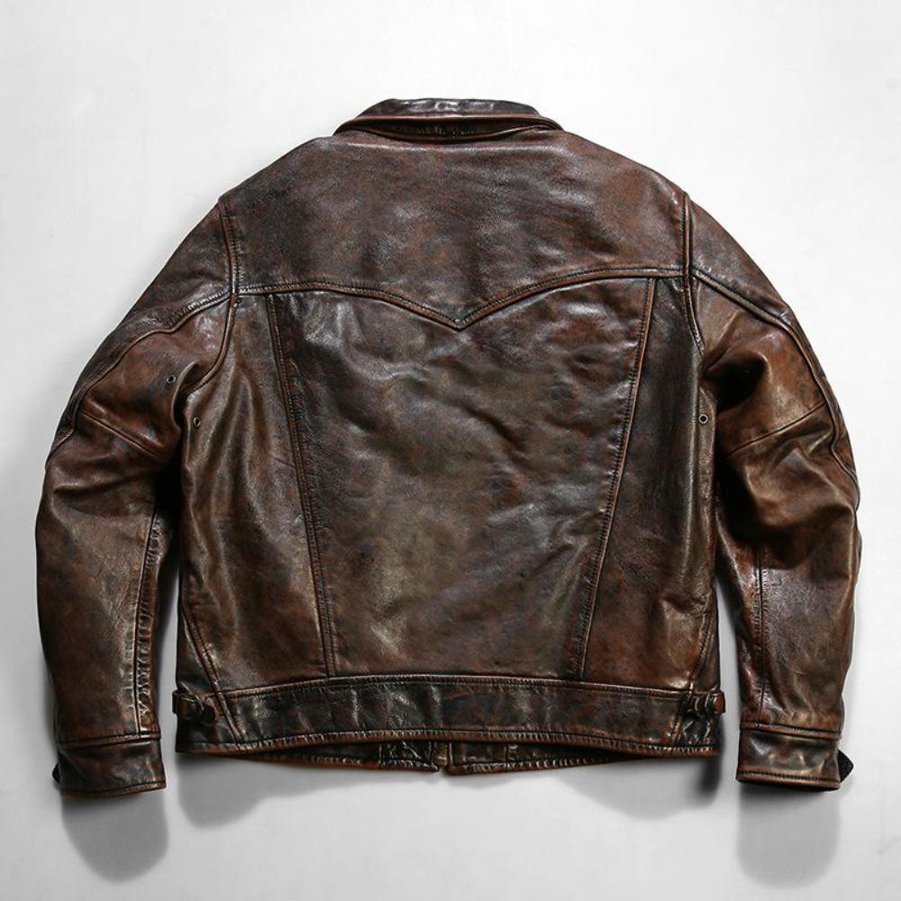 Montgomery Ward Rancher Horsehide Jacket | Vintage Red-Brown Finish