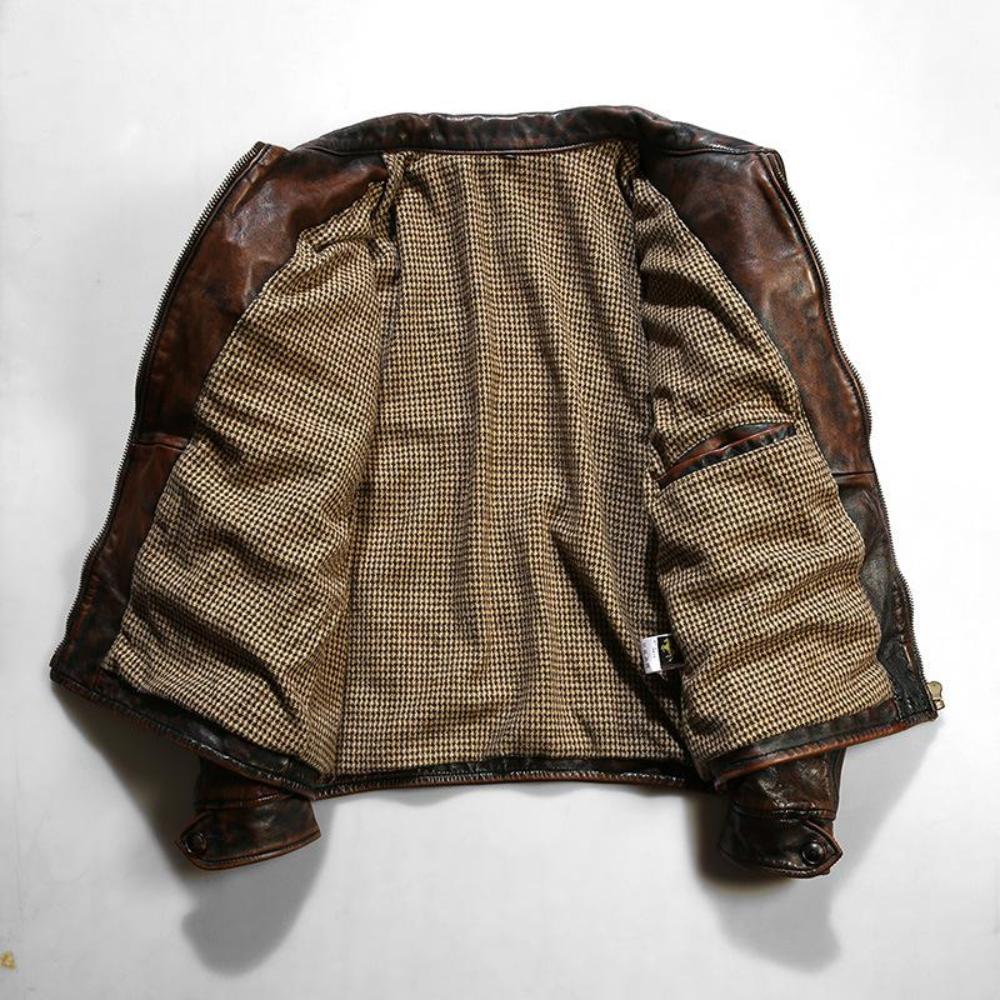 Montgomery Ward Rancher Horsehide Jacket | Vintage Red-Brown Finish