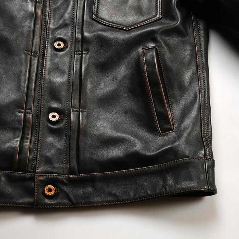 RRL American Denim Jacket | Full-Grain Leather Timeless Revival