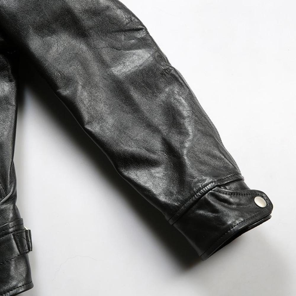 Men's Mulholland Drive 1930s Classic Leather Motorcycle Jacket