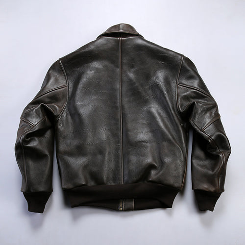 A-2 Thickened Flight Jacket | New Zealand Sheepskin Leather