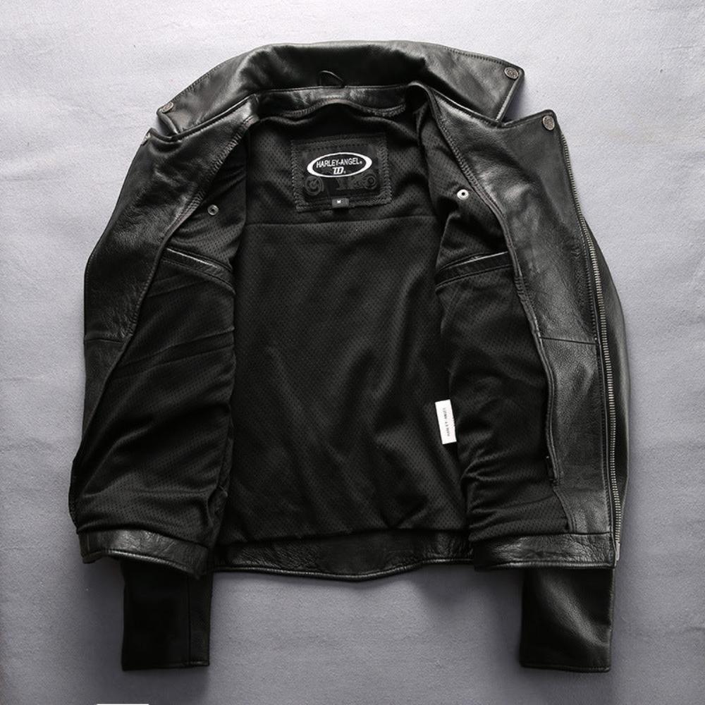 HARLEYANGEL Prime Leather Moto Jacket with Insulated Vest