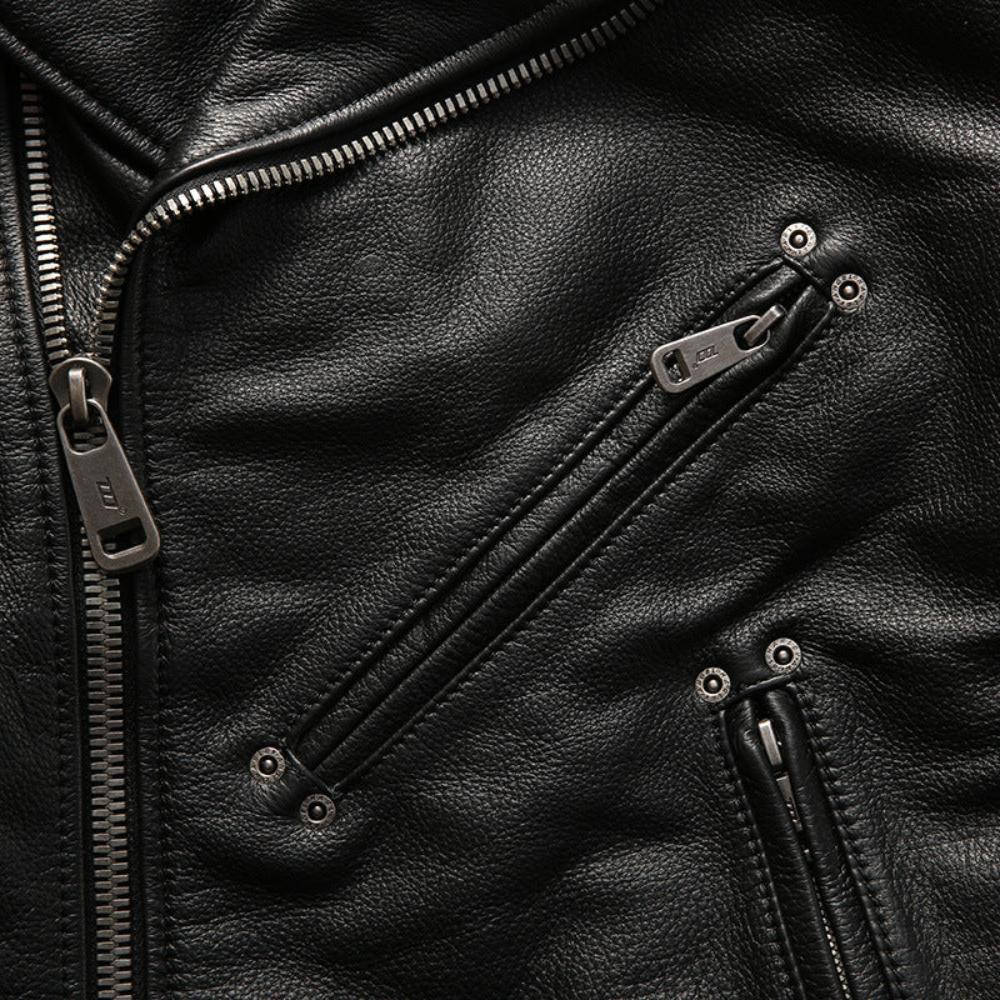 HARLEYANGEL Prime Leather Moto Jacket with Insulated Vest