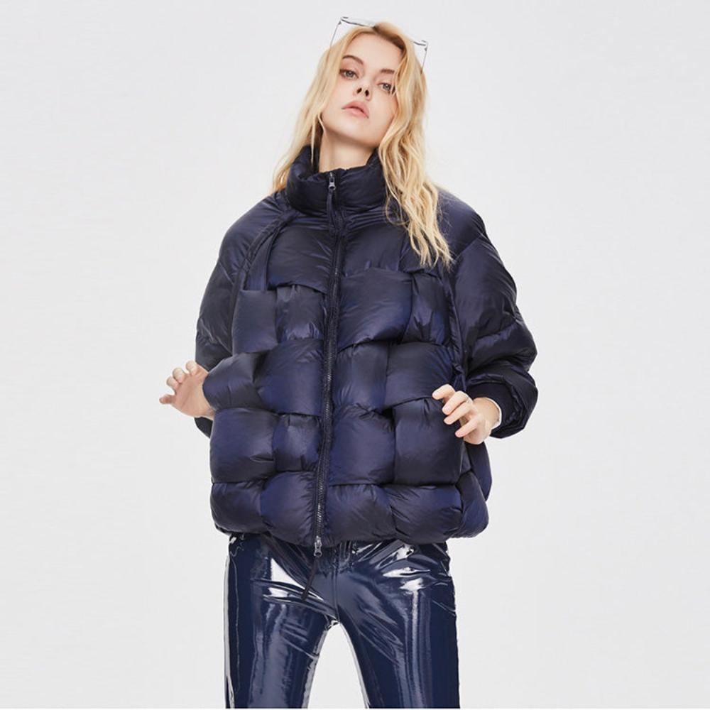Women's Knitting Puffer Down Jacket
